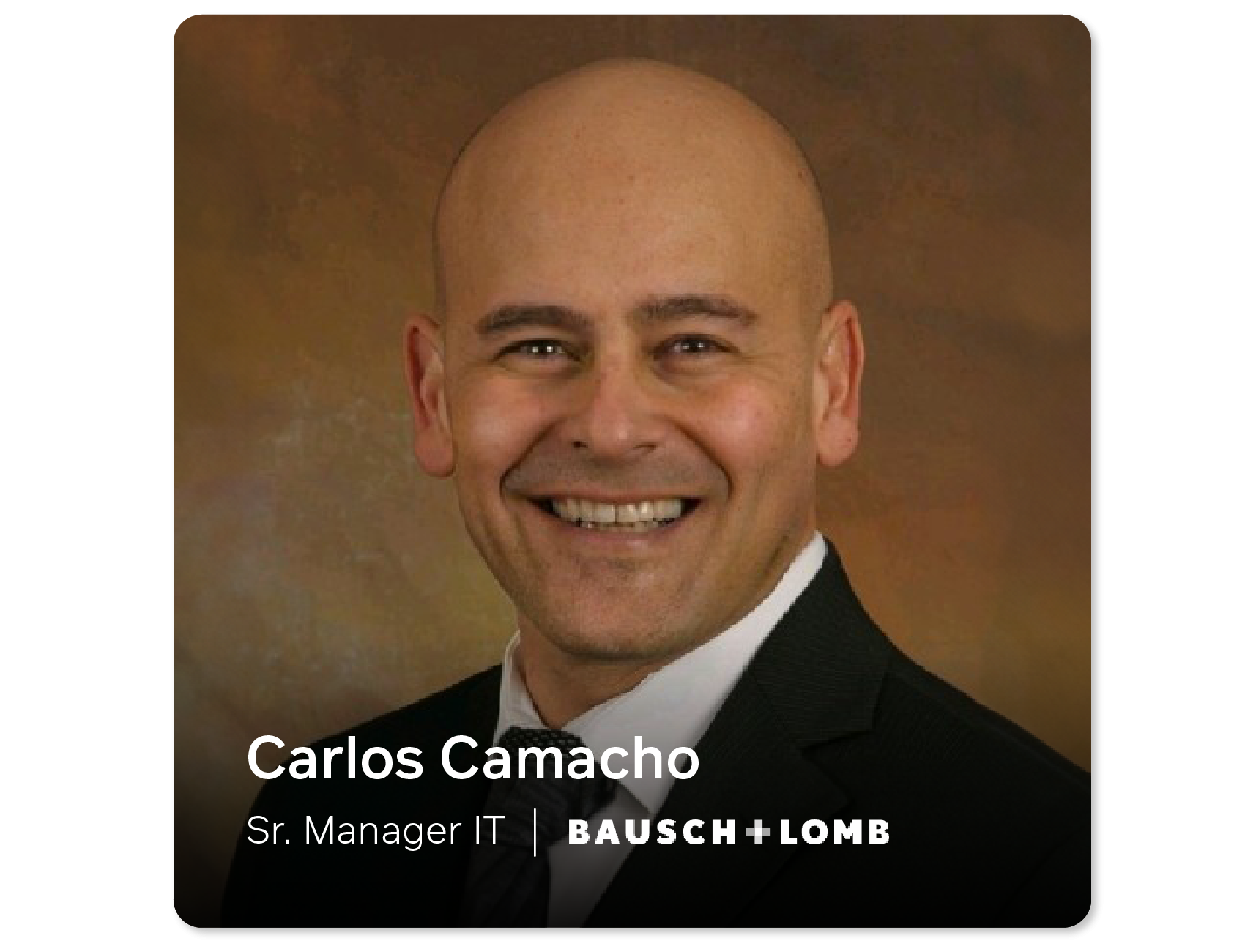 Carlos Camacho, Global eCommerce Lead at Bausch + Lomb